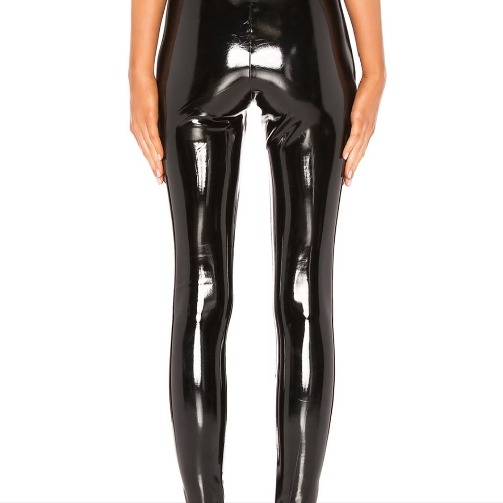 Commando Faux Patent Leather Leggings (Black)